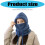 Stijlvolle petmutsen Warme pelsmuts Warme muts Unisex-Wit 4