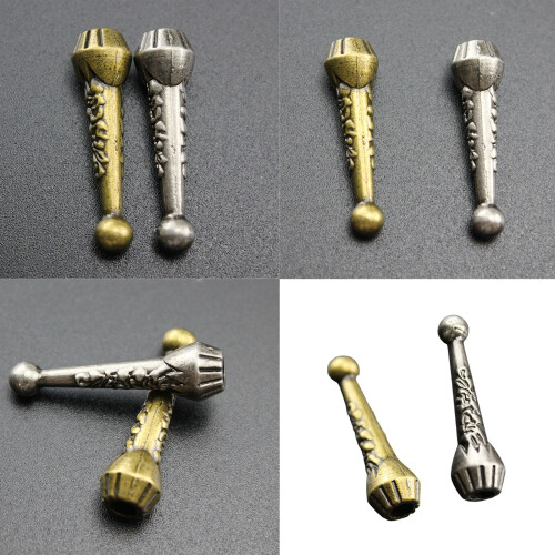 Embout de cordon de cravate Bolo en métal, 100 pièces,-Argent 2