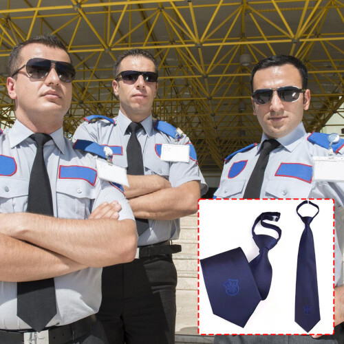 Wachmann-Krawatten- und Clip-Set mit einfacher Clip-Befestigung, 1