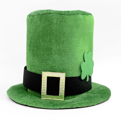 Chapeau Panama vert, couvre-chef décoratif lutin vert,-C