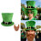 Costume de barbe avec chapeau haut de forme Shamrock-D 3