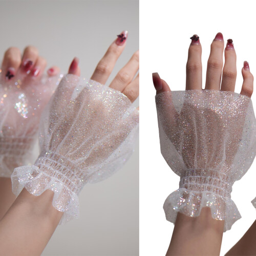 Adjustable Nylon Sleeve Accessories for Enhanced Hand-White 2