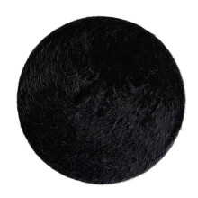 Béret en fourrure de lapin de Style coréen, chapeau de-Noir