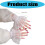 Couvre-mains transparents pour ongles, accessoires de-Blanc 3