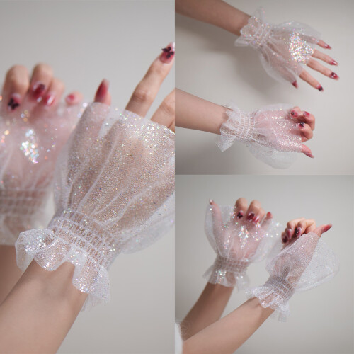 Adjustable Nylon Sleeve Accessories for Enhanced Hand-White 1