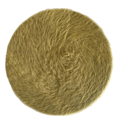 Béret en fourrure de lapin de couleur vive,-Couleur avocat