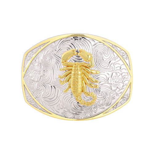 Boucle de ceinture Arabesque moderne rétro en alliages-JE