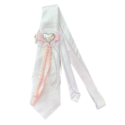 Cravates noires pour femmes, uniforme d'écolière réglable,-7