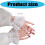 Manches de bras en dentelle multi-usage avec perles,-Blanc 3