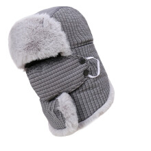 Winter Trapper Hat Soft Faux Furs Warm Ear Flap Ushanka-Gray OS