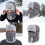Adjustable Winter Trapper Hat Soft Faux Rabbit-light blue OS 3