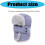 Adjustable Winter Trapper Hat Soft Faux Rabbit-light blue OS 4
