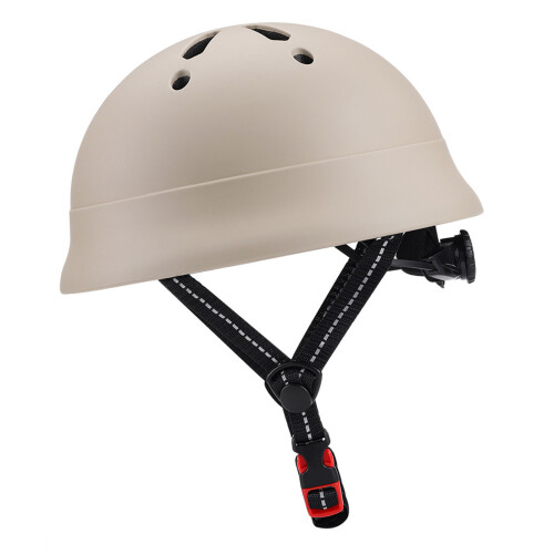 Schlagfester Kinder-Schutzhelm, verstellbare-Beige