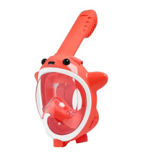 Full Face Snorkels for Kids Foldable 180Degree Panoramic View AntiFog Comfort Fit
