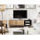 Beliani TV Stand ABILEN Brown/Black 4