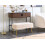 Beliani Upholstered Storage Bench DURHAM Velvet Off-White 2