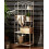 Beliani Shelving Unit PADUA 61 cm 156 cm Metal White 2