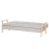 Beliani Sofa Bed 3 Seater TJORN Fabric Beige 5