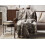 Beliani Blanket TADDART Fabric 150 x 200 cm Brown 2