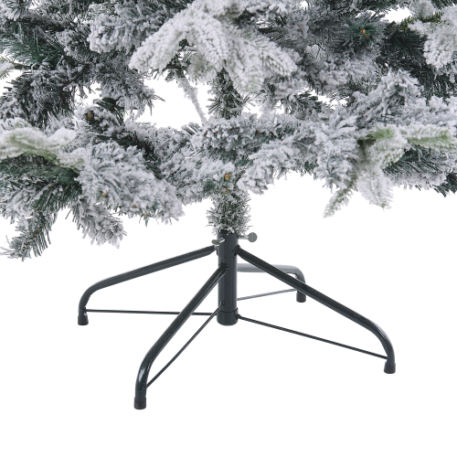 Beliani Artificial Snowy Christmas Tree TOMICHI 180 cm White 2