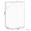 Beliani Laundry Basket KOMARI Bamboo Light Brown 72 L 3