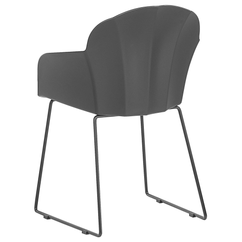 Beliani Set of 2 Dining Chairs SYLVA Black 2