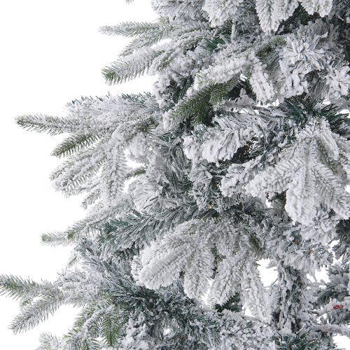 Beliani Artificial Snowy Christmas Tree TOMICHI 180 cm White 1