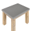 Beliani Garden Chair OSTUNI Concrete Grey 7
