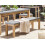 Beliani Garden Bench OSTUNI 160 cm Concrete Grey 2
