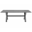 Beliani Garden Dining Table CASCAIS 200 cm 105 cm Metal Grey 4