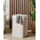 Beliani Laundry Basket KOMARI Bamboo Light Grey 72 L 2