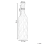 Beliani Decorative Vase BASSANIA Stoneware 45 cm Silver 3