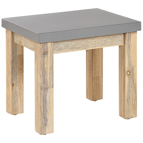 Beliani Set of 2 Garden Chairs OSTUNI Concrete Grey 1