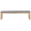 Beliani Garden Bench OSTUNI 160 cm Concrete Grey 4