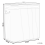 Beliani Laundry Basket KALTHOTA Bamboo White 100 L 3