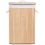 Beliani Laundry Basket KOMARI Bamboo Light Brown 72 L 4