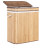 Beliani Laundry Basket KALTHOTA Bamboo Light Brown 100 L 4