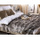 Beliani Blanket TADDART Fabric 180 x 220 cm Brown 2