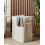 Beliani Laundry Basket KANDY Bamboo Light Grey 100 L 3