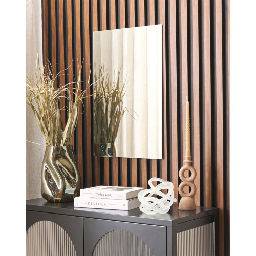 Beliani Wall Mirror ANGERS 40 cm 60 cm Silver 1