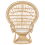 Beliani Peacock Chair EMMANUELLE Rattan Natural 4