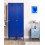 Beliani Storage Unit FROME Metal Navy Blue 2