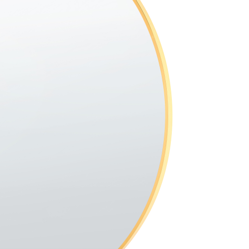 Beliani Wall Mirror ANNEMASSE 80 cm 80 cm Metal Gold 1