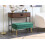 Beliani Upholstered Storage Bench DURHAM Velvet Dark Green 8