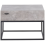 Beliani 1 Drawer Bedside Table CAIRO Light Grey 6