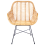 Beliani Dining Chair CANORA Rattan Natural 7