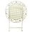 Beliani Bistro Table BIVIO 70 cm 70 cm Metal Light Green 2