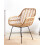 Beliani Dining Chair CANORA Rattan Natural 2