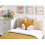 Beliani Throw Cushion VADODARA 50 x 40 cm Cotton Fox Orange 2
