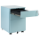 Beliani Storage Unit CAMI Metal Light Blue 2